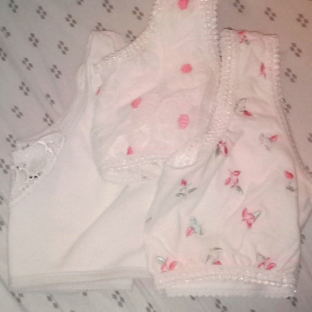 Lot of 3 Girls' Crop Bralettes size 10/12